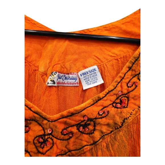 Free-form Colorful Indian Boho Top - Picture 4 of 7